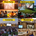 6x4m Inflatable Projector Screen Outdoor Theater w/Blower