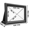 6x4m Inflatable Projector Screen Outdoor Theater w/Blower