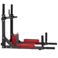 Wall Mounted Pull Up Bar Dip Station 440lbs Home Gym Fitness