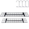 Garage Storage Shelving, 2 Pack, 48 x 12 in Heavy Duty Garage Shelves Wall Mounted, 400 lbs Load Capacity(Total) Garage Storage Rack Floating Shelves, Suitable for Shop, Shed, Garage Storage