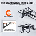 Garage Storage Shelves 2 Pack 48x12in 400lbs Wall Mounted