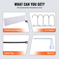 Garage Storage Shelves 2 Pack 48x12in 400lbs Wall Mounted