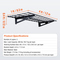 Garage Storage Shelves 2 Pack 48x12in 400lbs Wall Mounted