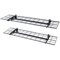 Garage Storage Shelves 2 Pack 48x12in 400lbs Wall Mounted