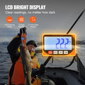 Digital Crane Scale 300kg 660lb Orange Heavy Duty Hanging