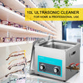 Ultrasonic Jewelry Cleaner Heater Timer Dentures Glasses Rings