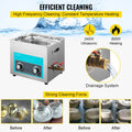 Ultrasonic Jewelry Cleaner Heater Timer Dentures Glasses Rings
