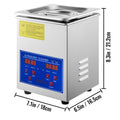 Ultrasonic Cleaner 1.3 L Ultrasonic Parts Cleaner with Heater Timer,