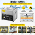 Digital Ultrasonic Cleaner 3L 220V 50kHz Stainless Steel Heater Timer