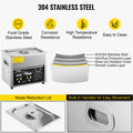 Digital Ultrasonic Cleaner 3L 220V 50kHz Stainless Steel Heater Timer