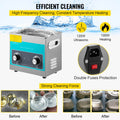 Knob 3L Ultrasonic Cleaner 40kHz Heater Timer Stainless Steel