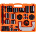Ball Joint Press Kit, 25 pcsTool Kit, C-press Ball joint Remove and Install Tools, for Most 2WD and 4WD Cars, Heavy Duty Ball Joint Repair Kit for Automotive Repairing