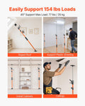 Cabinet Jack Support Pole 2-Pack 116-290cm Steel Telescopic 70kg