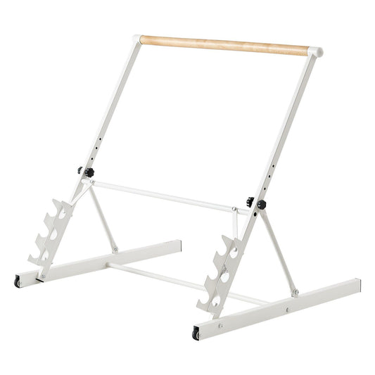 Ballet Barre, Freestanding Portable Barre Bar, Home Fitness Exercise Equipment for Abs, Arms, Strength, and Cardio, Easy to Store Foldable Stretching Dance Bars, 4 Level Height Adjustable