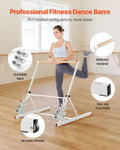 Ballet Barre Freestanding Portable 4 Level Height Adjustable Foldable