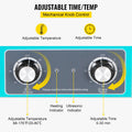 Ultrasonic Vinyl Record Cleaner 6L 40kHz Vinyl Ultrasonic Cleaning Machine Knob Control Record Ultrasonic Cleaner 8 Records Vinyl Sonic Cleaner Stainless Steel Tank with Mechanical Heater & Time