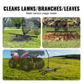 Tow Behind Dethatcher 1.5m 24 Steel Tines ATV Mower Lawn Rake