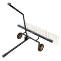 Tow Behind Dethatcher 1.5m 24 Steel Tines ATV Mower Lawn Rake