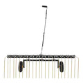Tow Behind Dethatcher 1.5m 24 Steel Tines ATV Mower Lawn Rake