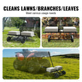 Tow Behind Dethatcher, 1015mm Tow Dethatcher with 20 Spring Steel Tines, Lawn Dethatcher Rake for ATV or Mower, Tow Behind Lawn Rake with Lift Handle for Garden Farm Grass