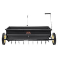 Broadcast Spreader 100LB Tow Behind Poly Drop Fertiliser Spreader