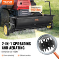 Broadcast Spreader 100LB Tow Behind Poly Drop Fertiliser Spreader