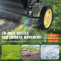 Broadcast Spreader 100LB Tow Behind Poly Drop Fertiliser Spreader