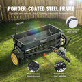 Broadcast Spreader 100LB Tow Behind Poly Drop Fertiliser Spreader