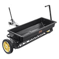 Broadcast Spreader 100LB Tow Behind Poly Drop Fertiliser Spreader