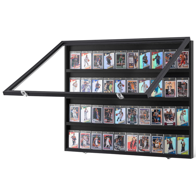 36 Graded Card Display Case 775x617mm UV Protection Wall Cabinet