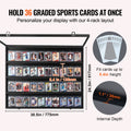 36 Graded Card Display Case 775x617mm UV Protection Wall Cabinet
