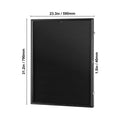 Jersey Display Frame Case, 590 x 790 x 40 mm, Large Lockable Sport Jersey Shadow Box with 98% UV Protection PC Glass and Hangers, for Baseball Basketball Football Hockey Shirt and Uniform