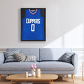 Jersey Display Case 590x790mm Lockable UV Protection Shadow Box