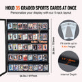 Graded Sports Card Display Case 35 Slot 617x775mm UV Protection