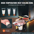 Automatic Cup Sealer Machine 500-650 Cups/H 90/95mm Boba Tea