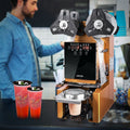 Automatic Cup Sealer Machine 500-650 Cups/H 90/95mm Boba Tea