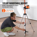 Laser Level Tripod 40-134in Adjustable Aluminium Heavy Duty Mount