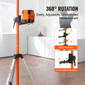 Laser Level Tripod 40-134in Adjustable Aluminium Heavy Duty Mount