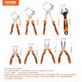8 Piece Pliers Set High Carbon Steel Groove Joint Linesman Long Nose