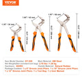 Groove Joint Pliers Set 3-Piece Water Pump 12