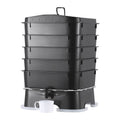 5-Tray Worm Composter, 50 L Worm Compost Bin Outdoor and Indoor, Sustainable Design Worm Farm Kit, for Recycling Food Waste, Worm Castings, Worm Tea, Vermiculture and Vermicomposting