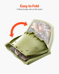 Folding Boat Seat Low Back Fishing Camouflage PU Fabric Thickened Cushion