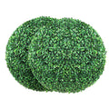 Artificial Topiaries Boxwood Trees, (2 Pieces), Ball-Shape Faux Topiaries Plant, All-year Green Feaux Plant Decorative Balls for Backyard, Balcony,Garden, Wedding and Home