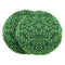 Boxwood Topiary Trees 2 Pieces Ball Shape Artificial Plants Green