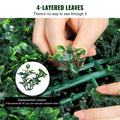 Boxwood Topiary Trees 2 Pieces Ball Shape Artificial Plants Green