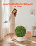 Artiss 584mm Artificial Topiary Ball Boxwood Fake Plant Green Decor