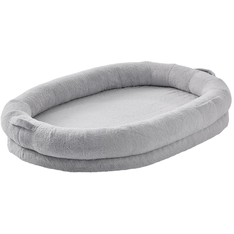 Human Dog Bed 1825x1220x254mm Washable Faux Rabbit Fur