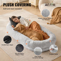 Human Dog Bed 1720x890mm Washable Faux Rabbit Fur Large