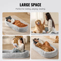 Human Dog Bed 1720x890mm Washable Faux Rabbit Fur Large