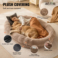 Human Size Dog Bed 1825x1220mm Washable Faux Rabbit Fur
